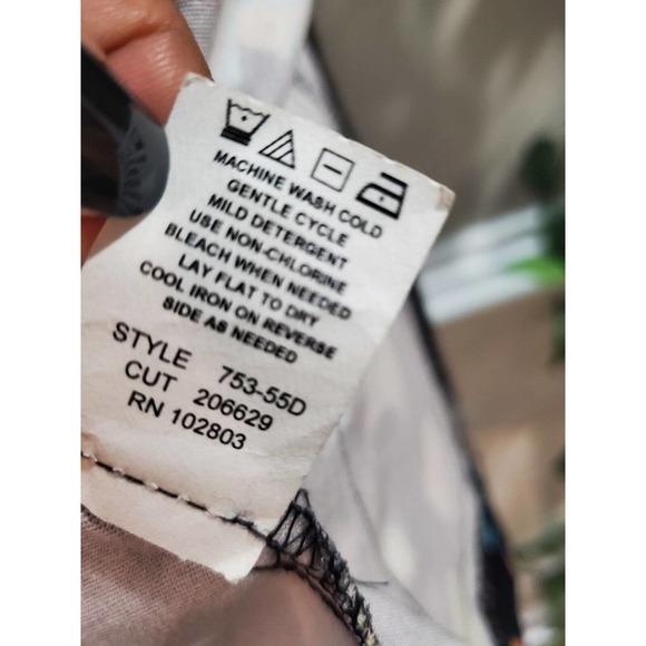 Briggs New York Womens Multicolor Single Breasted 2 Button Blazer Jacket Size 12 - Picture 11 of 12